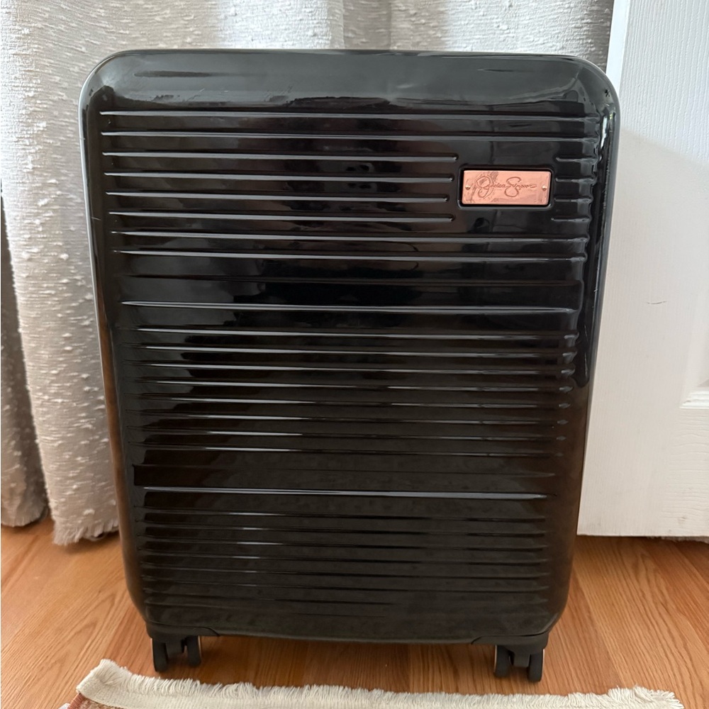 Jessica Simpson Black Hard Shell Suitcase